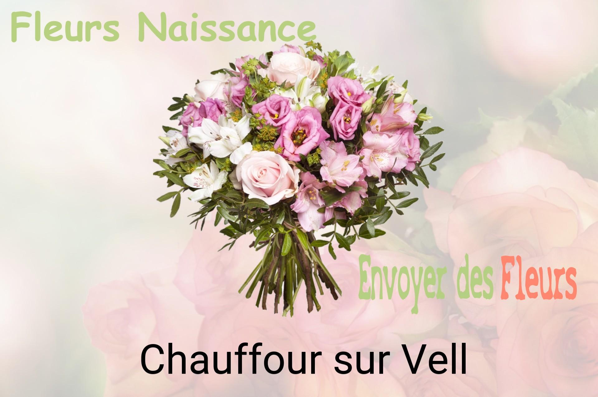 Bouquet de fleurs de naissance livré à Chauffour-sur-Vell